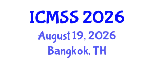 International Conference on Mathematical and Statistical Sciences (ICMSS) August 19, 2026 - Bangkok, Thailand