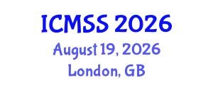 International Conference on Mathematical and Statistical Sciences (ICMSS) August 19, 2026 - London, United Kingdom