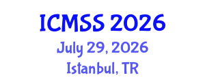 International Conference on Mathematical and Statistical Sciences (ICMSS) July 29, 2026 - Istanbul, Turkey