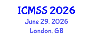 International Conference on Mathematical and Statistical Sciences (ICMSS) June 29, 2026 - London, United Kingdom