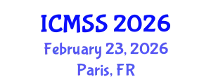 International Conference on Mathematical and Statistical Sciences (ICMSS) February 23, 2026 - Paris, France