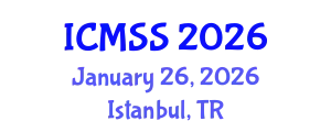 International Conference on Mathematical and Statistical Sciences (ICMSS) January 26, 2026 - Istanbul, Turkey