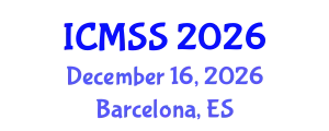 International Conference on Mathematical and Statistical Sciences (ICMSS) December 16, 2026 - Barcelona, Spain