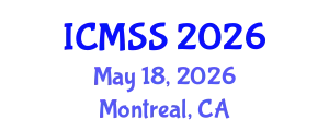 International Conference on Mathematical and Statistical Sciences (ICMSS) May 18, 2026 - Montreal, Canada