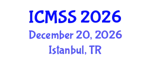 International Conference on Mathematical and Statistical Sciences (ICMSS) December 20, 2026 - Istanbul, Turkey
