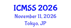 International Conference on Mathematical and Statistical Sciences (ICMSS) November 11, 2026 - Tokyo, Japan