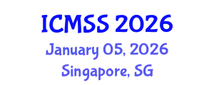 International Conference on Mathematical and Statistical Sciences (ICMSS) January 05, 2026 - Singapore, Singapore