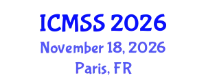 International Conference on Mathematical and Statistical Sciences (ICMSS) November 18, 2026 - Paris, France