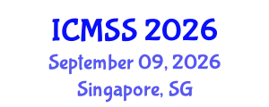 International Conference on Mathematical and Statistical Sciences (ICMSS) September 09, 2026 - Singapore, Singapore