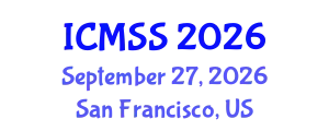 International Conference on Mathematical and Statistical Sciences (ICMSS) September 27, 2026 - San Francisco, United States