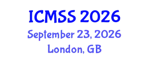 International Conference on Mathematical and Statistical Sciences (ICMSS) September 23, 2026 - London, United Kingdom