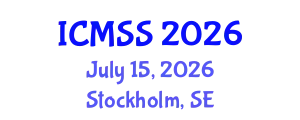 International Conference on Mathematical and Statistical Sciences (ICMSS) July 15, 2026 - Stockholm, Sweden