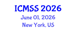 International Conference on Mathematical and Statistical Sciences (ICMSS) June 01, 2026 - New York, United States