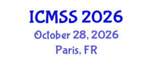 International Conference on Mathematical and Statistical Sciences (ICMSS) October 28, 2026 - Paris, France