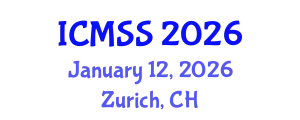 International Conference on Mathematical and Statistical Sciences (ICMSS) January 12, 2026 - Zurich, Switzerland