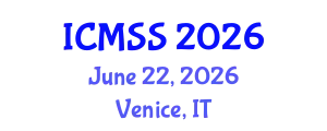 International Conference on Mathematical and Statistical Sciences (ICMSS) June 22, 2026 - Venice, Italy