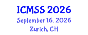 International Conference on Mathematical and Statistical Sciences (ICMSS) September 16, 2026 - Zurich, Switzerland