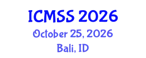 International Conference on Mathematical and Statistical Sciences (ICMSS) October 25, 2026 - Bali, Indonesia