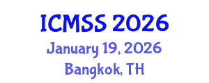 International Conference on Mathematical and Statistical Sciences (ICMSS) January 19, 2026 - Bangkok, Thailand