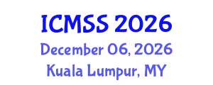 International Conference on Mathematical and Statistical Sciences (ICMSS) December 06, 2026 - Kuala Lumpur, Malaysia
