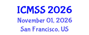 International Conference on Mathematical and Statistical Sciences (ICMSS) November 01, 2026 - San Francisco, United States