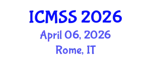 International Conference on Mathematical and Statistical Sciences (ICMSS) April 06, 2026 - Rome, Italy