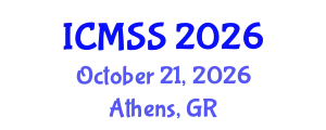 International Conference on Mathematical and Statistical Sciences (ICMSS) October 21, 2026 - Athens, Greece