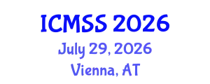 International Conference on Mathematical and Statistical Sciences (ICMSS) July 29, 2026 - Vienna, Austria
