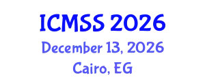 International Conference on Mathematical and Statistical Sciences (ICMSS) December 13, 2026 - Cairo, Egypt