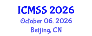 International Conference on Mathematical and Statistical Sciences (ICMSS) October 06, 2026 - Beijing, China