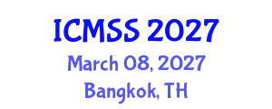 International Conference on Mathematical and Statistical Sciences (ICMSS) March 08, 2027 - Bangkok, Thailand