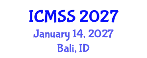 International Conference on Mathematical and Statistical Sciences (ICMSS) January 14, 2027 - Bali, Indonesia