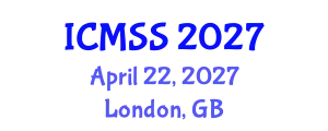 International Conference on Mathematical and Statistical Sciences (ICMSS) April 22, 2027 - London, United Kingdom
