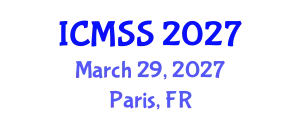 International Conference on Mathematical and Statistical Sciences (ICMSS) March 29, 2027 - Paris, France