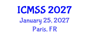 International Conference on Mathematical and Statistical Sciences (ICMSS) January 25, 2027 - Paris, France