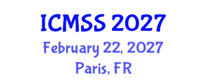International Conference on Mathematical and Statistical Sciences (ICMSS) February 22, 2027 - Paris, France