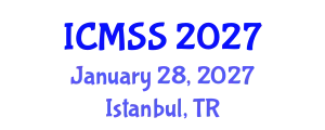 International Conference on Mathematical and Statistical Sciences (ICMSS) January 28, 2027 - Istanbul, Turkey