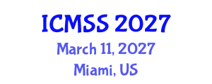 International Conference on Mathematical and Statistical Sciences (ICMSS) March 11, 2027 - Miami, United States