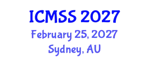 International Conference on Mathematical and Statistical Sciences (ICMSS) February 25, 2027 - Sydney, Australia