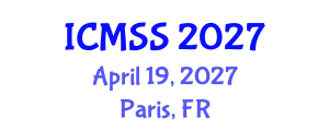 International Conference on Mathematical and Statistical Sciences (ICMSS) April 19, 2027 - Paris, France