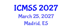 International Conference on Mathematical and Statistical Sciences (ICMSS) March 25, 2027 - Madrid, Spain