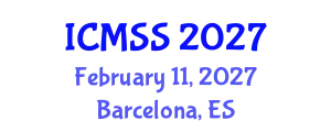 International Conference on Mathematical and Statistical Sciences (ICMSS) February 11, 2027 - Barcelona, Spain