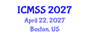 International Conference on Mathematical and Statistical Sciences (ICMSS) April 22, 2027 - Boston, United States