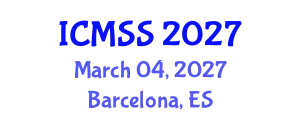 International Conference on Mathematical and Statistical Sciences (ICMSS) March 04, 2027 - Barcelona, Spain