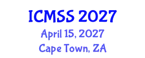 International Conference on Mathematical and Statistical Sciences (ICMSS) April 15, 2027 - Cape Town, South Africa
