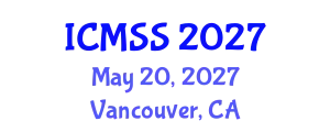International Conference on Mathematical and Statistical Sciences (ICMSS) May 20, 2027 - Vancouver, Canada