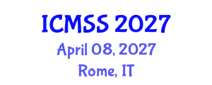 International Conference on Mathematical and Statistical Sciences (ICMSS) April 08, 2027 - Rome, Italy