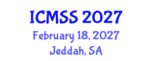 International Conference on Mathematical and Statistical Sciences (ICMSS) February 18, 2027 - Jeddah, Saudi Arabia