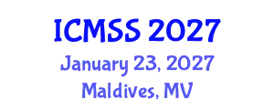 International Conference on Mathematical and Statistical Sciences (ICMSS) January 23, 2027 - Maldives, Maldives