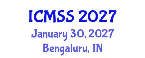International Conference on Mathematical and Statistical Sciences (ICMSS) January 30, 2027 - Bengaluru, India